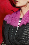 Lana Grossa Gestreepte stola Silkhair