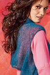 Lana Grossa Hesje met golfpatroonranden Silkhair