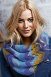 Lana Grossa LOOP IN ZIGZAGPATROON IN STREPEN Silkhair