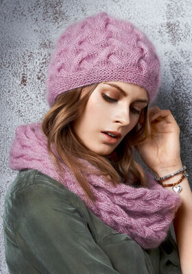 MUTS EN VLECHTPATROON Silkhair van Lana Grossa