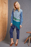 Lana Grossa TUNIEK MET KLEURVLAKKEN Silkhair