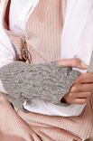 Lana Grossa POLSWARMERS MET KABELPATRONEN Cashmere 16 Fine