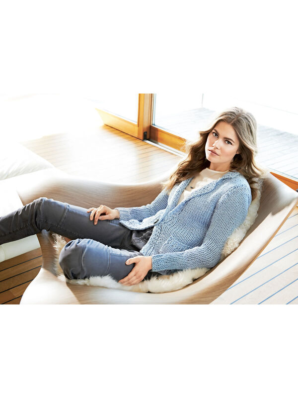 Lana Grossa Organico Vest met reverskraag
