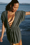 Lana Grossa VEST IN AVRECHTE TRICOTSTEEK MET KOORDJES Cotton Wool