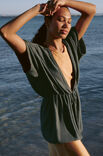 Lana Grossa VEST IN AVRECHTE TRICOTSTEEK MET KOORDJES Cotton Wool