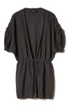 Lana Grossa VEST IN AVRECHTE TRICOTSTEEK MET KOORDJES Cotton Wool