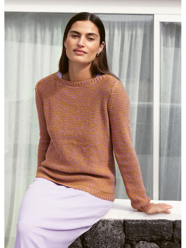 Lana Grossa TRUI IN AVERECHTE TRICOTSTEEK Nastrino & Cotton Wool