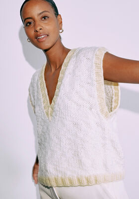 HES MET V-HALS Lala Berlin Lovely Cotton & Lala Berlin Flamy van Lana Grossa