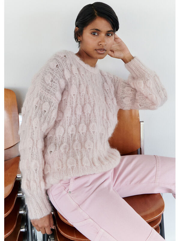 Lana Grossa TRUI IN DRUPPELPATROON Mohair Moda