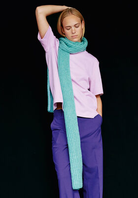SJAAL IN PATENTPATROON Cool Merino van Lana Grossa