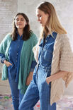 Lana Grossa PONCHODOEK LIFFEY Ecopuno & Setasuri