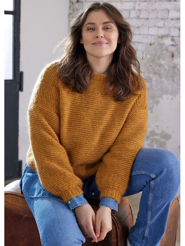 Lana Grossa SWEATER CLAUDE Ecopuno & Silkhair