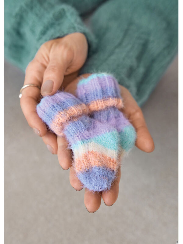 Lana Grossa BABYSOKKEN Cosy Socks Multi Stripes