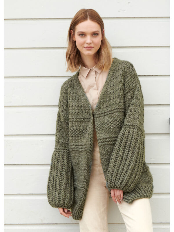 Lana Grossa VEST IN EEN PATROONMIX LANG Per Lei