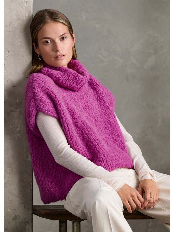 Lana Grossa OVERSIZED SLIPOVER Royal Alpaca