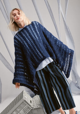 PONCHO Mohair di Gio van Lana Grossa