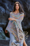 Lana Grossa PONCHO Gomitolo Selezione 3 en Alta Moda Cotolana