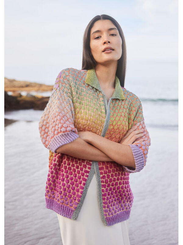 Lana Grossa CARDIGAN MET PUNTPATROON Cotonella
