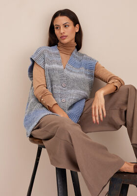 VEST IN HALVE PATENT Gomitolo Fusione van Lana Grossa