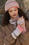 Lana Grossa SET VAN COLSJAAL, HANDWARMERS & MUTS Gomitolo Intenso