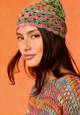 HOOFDDOEK MET BOOGJES Gomitolo Alga van Lana Grossa