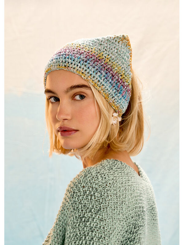 Lana Grossa HOOFDDOEK MET GLITTER Gomitolo California & Glamour