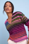 Lana Grossa GEHAAKTE TRUI MET V-HALS Gomitolo Modo