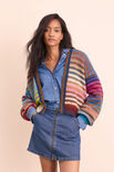Lana Grossa GESTREEPT VEST Candy