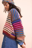 Lana Grossa GESTREEPT VEST Candy