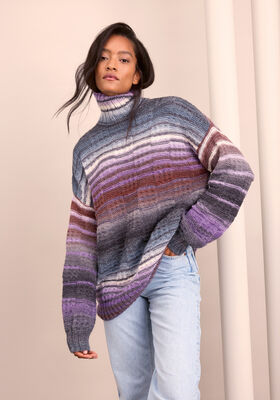 OVERSIZED TRUI MET COL Gomitolo Gala van Lana Grossa