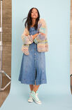 Lana Grossa VEST TOP-DOWN Candy & Pelliccia