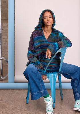 OVERSIZED HOODIE Gomitolo Disegno van Lana Grossa