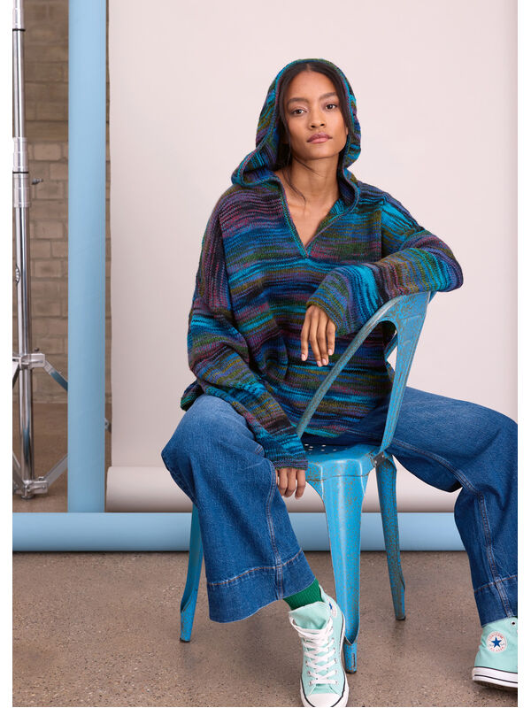 Lana Grossa OVERSIZED HOODIE Gomitolo Disegno