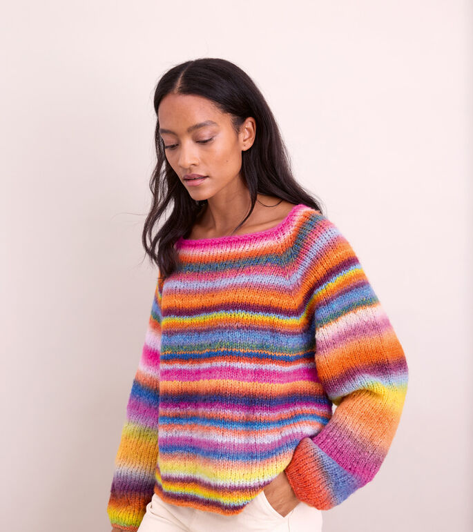 Lana Grossa RAGLAN-TRUI TOP-DOWN Candy