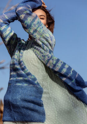 VEST Silkhair Hand-dyed & Silkhair van Lana Grossa