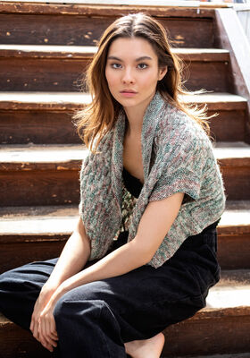 VEST Ecopuno Hand-dyed van Lana Grossa