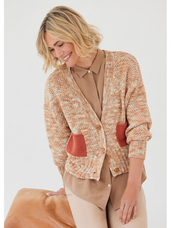 Lana Grossa VEST Cool Wool hand-dyed & Cool Wool