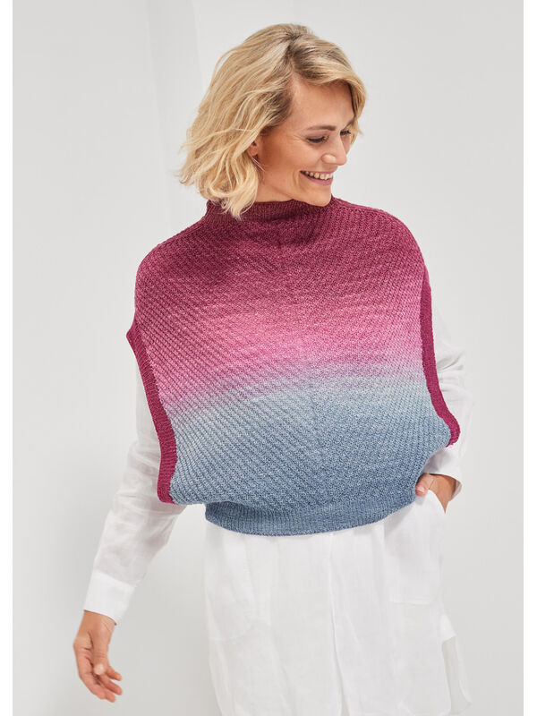 Lana Grossa SLIPOVER Cool Wool Lace Hand-dyed & Cool Wool Lace