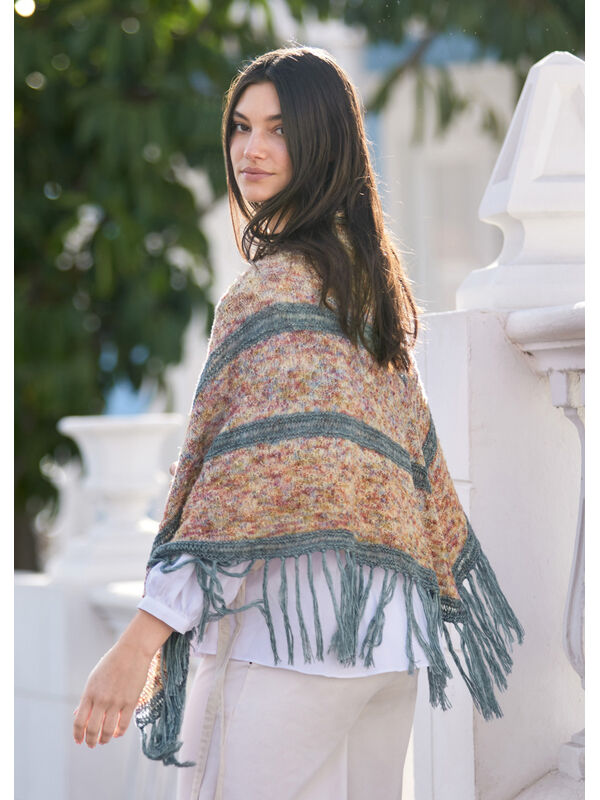 Lana Grossa SCHOUDERDOEK Allora hand-dyed