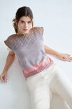 Lana Grossa SLIPOVER Cool Wool Lace hand-dyed