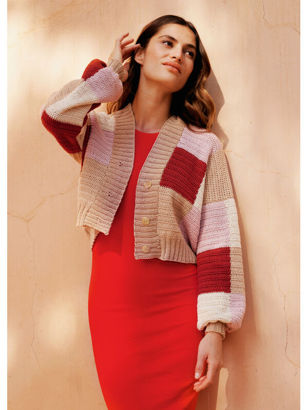 Lana Grossa PATCHWORK-VEST Cotton Wool