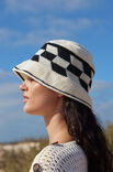 Lana Grossa HOED IN VASTENPATROON MET JACQUARD Cotone