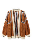 Lana Grossa VEST MET VIERKANTMOTIEVEN IN STOKJESGAATJESPATROON Soft Cotton