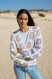 Lana Grossa VEST MET VIERKANTMOTIEVEN Promessa & Cotonella