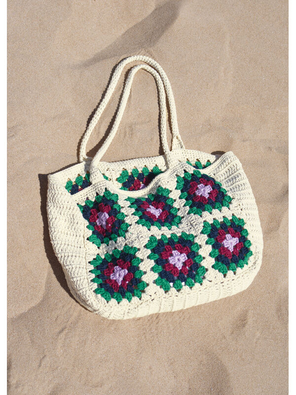 Lana Grossa SHOPPER MET GRANNY-SQUARES Organico