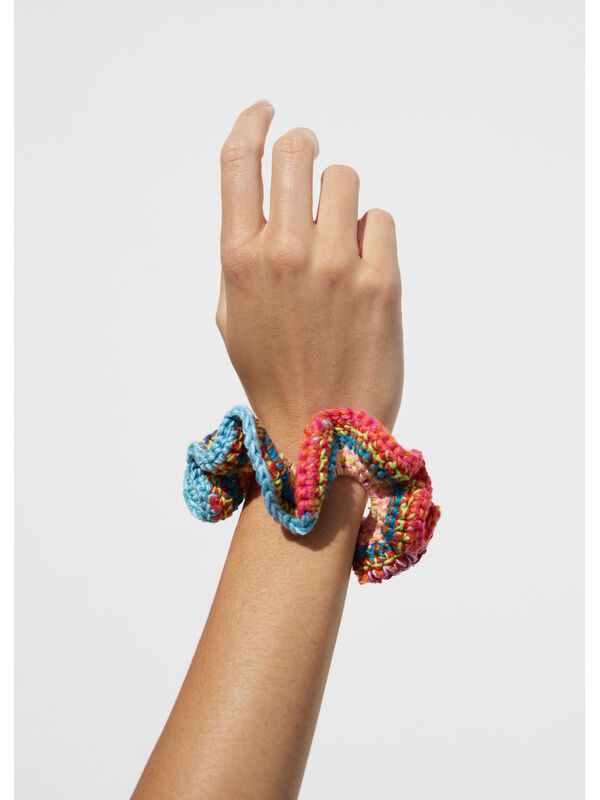Lana Grossa SCRUNCHIE IN VASTENPATROON Cotone