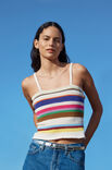 Lana Grossa TOPJE IN VASTENPATROON MET STREPEN Cotone & Elastico