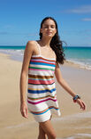 Lana Grossa JURK IN VASTENPATROON MET STREPEN Cotone & Elastico