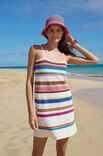 Lana Grossa JURK IN VASTENPATROON MET STREPEN Cotone & Elastico