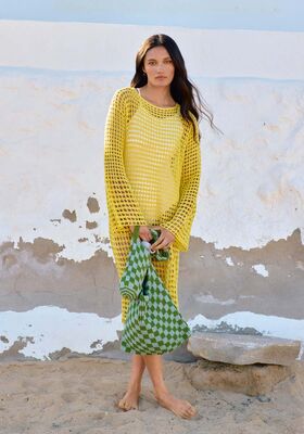 JURK IN ROOSTERPATROON Alta Moda Cotolana van Lana Grossa
